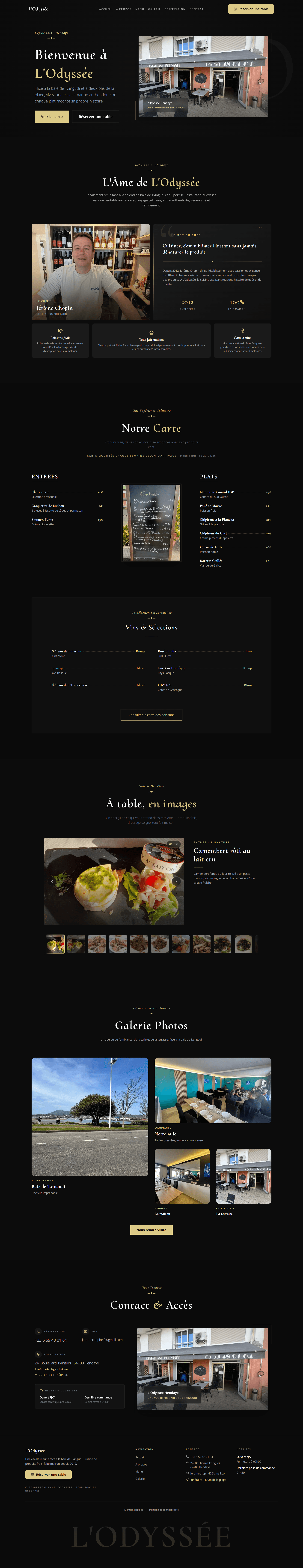 Capture du site L'Odyssée